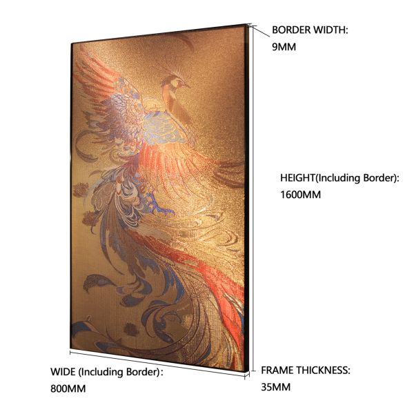 Artistic Metal Mesh Feature Wall - Customized Phoenix Interior Decoration