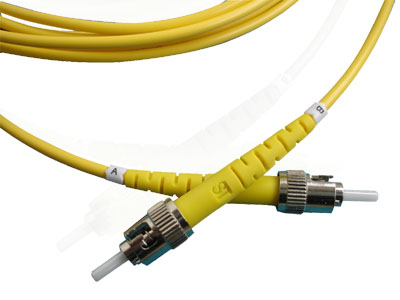 Fiber Optic Patch Cord ST-ST Single mode , Simplex(SM SX) easy for operation for FTTX + LAN