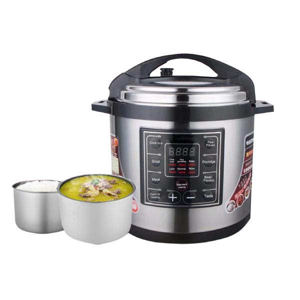 Cake Soup 1KW 6QT Pressure Cooker Multi Function Slow Cooker