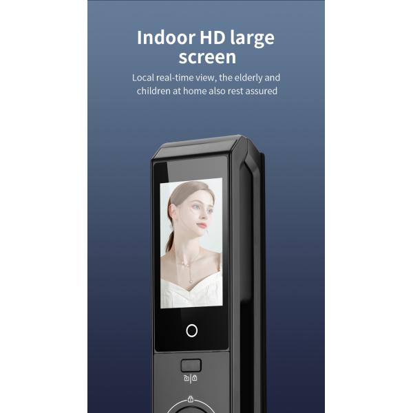 S959max Automatic Fingerprint 3D Face Recognition Door Lock with Tuya Active Video Calling WiFi Access Control Smart Home Door Lock