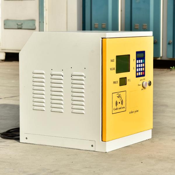 Fuel dispenser unit side view