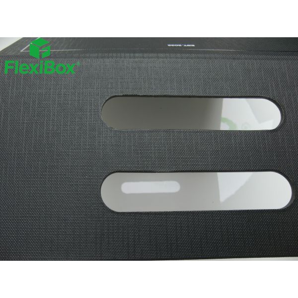 Foldable magnetic black card gift box