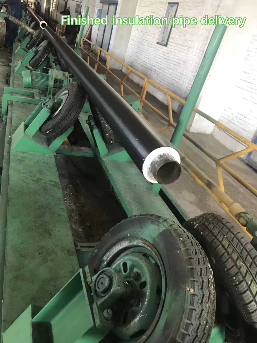 Fully Automated One-Step Polyurethane Pipe Production Line in Heating Systems