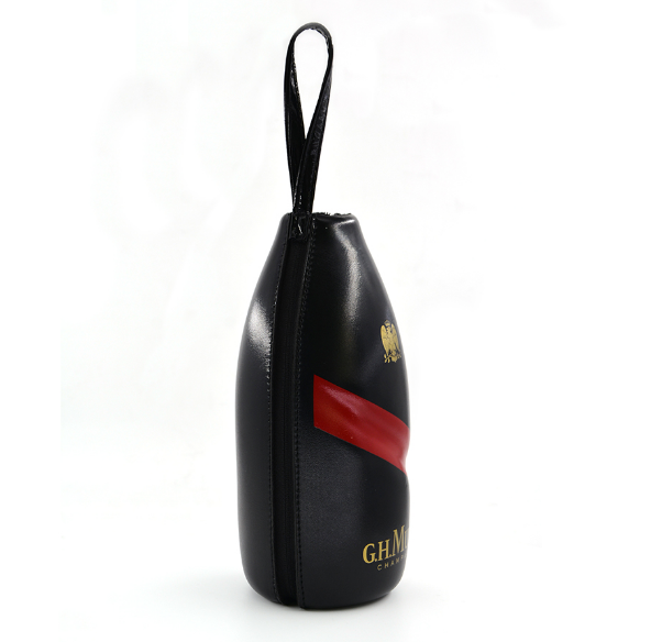 Pu Leather 600D Polyester EVA Hard Cases Wine Packing With Strap