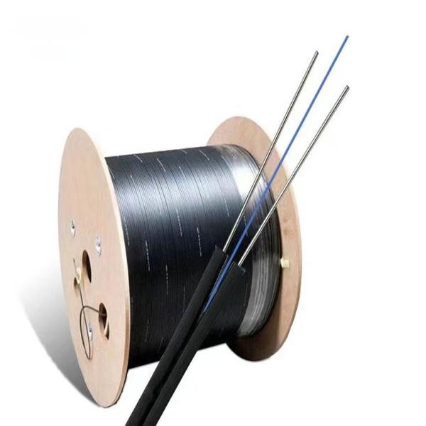 G652D G657A LSZH FTTH Fiber Optic Drop Cable 1 2 4 Core