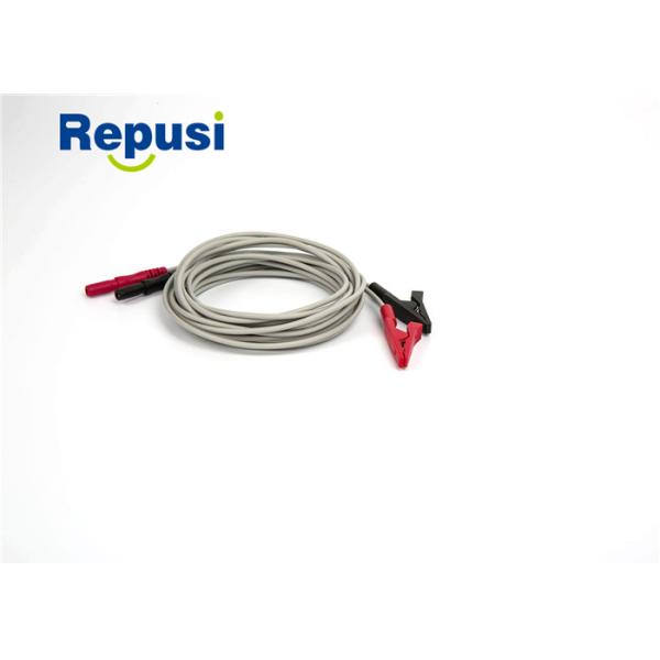 REPUSI Reusable EKG / ECG Alligator Clip 150m length 3pcs per set