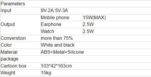 S90 Folding Wireless Fast Charger Apple And Samsung Charger Multi-functional Charging Stand