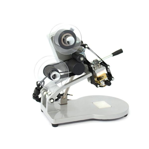 Portable Hand Press Ribbon Coding Machine for 220V 50/60Hz Voltage and 2*4mm Particle Size