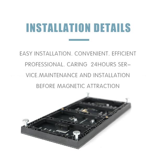 Low Power Module P4 Module Led Video Display Good Stability And Even Colour Distribution Led Display High Definition Display