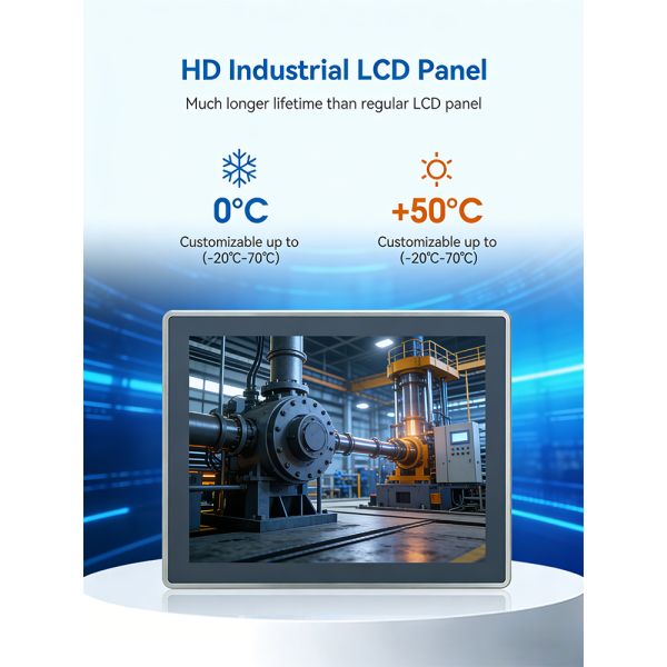 High Brightness Windows 10 Android OS IP65 Resistive Touchscreen Industrial Automation Panel PC Embedded Industrial Chassis