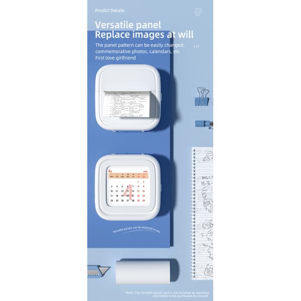 New Design Mini Label Printer BT Connection With MP3 Music Player