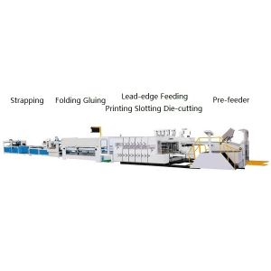 Inline PE Strapper, for Automatic Folder Gluer Stitcher Strapper All Inile