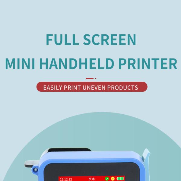 Type-C Charge Port Mini Thermal Inkjet Coding Machine for Paper Wood Plastic Metal Glass
