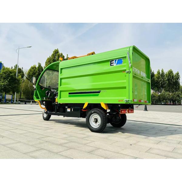 Pure Electric Energy Type Side Loading Road Cleaning Machine Garbage Collection Truck Can Cleaner