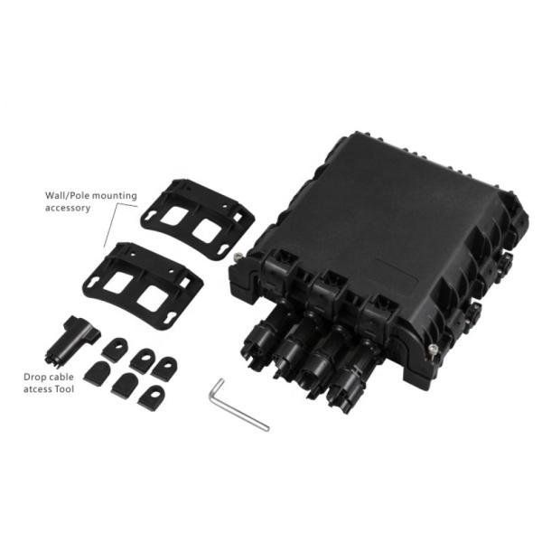 PLC Splitter 8 Port FTTH Nap Box SC Pre Connectorized Drop Cable