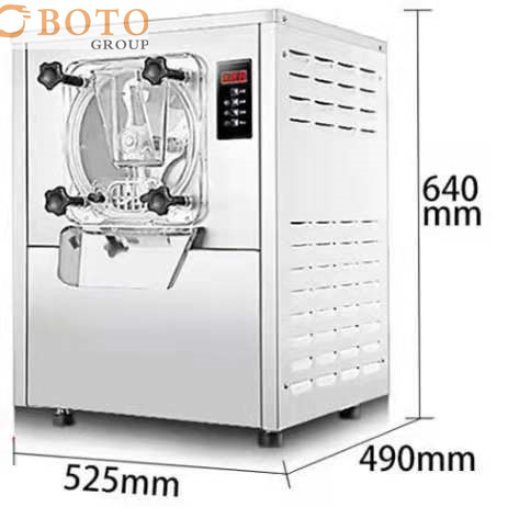 20L Each Hour Capacity Stainless Steel Ice Cream Machine