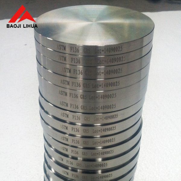 150mm Thickness Titanium Alloy Round Discs ASTM B381 Forged Titanium Disk