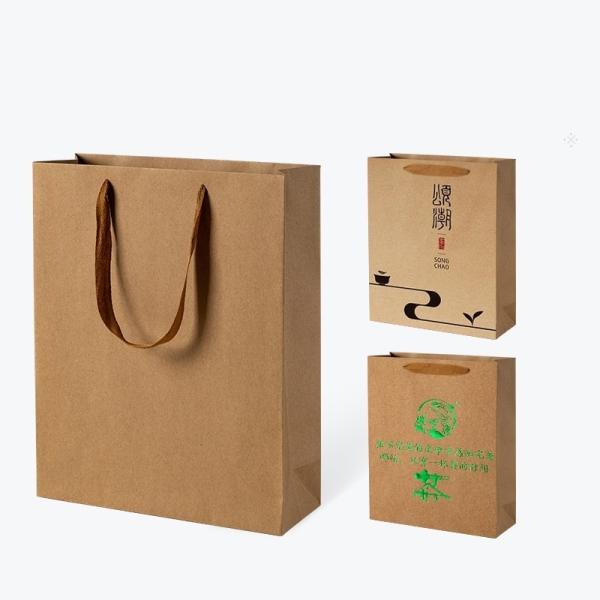 Custom Printing Biodegradable Paper Gift Handbag for Eco-Friendly Packaging Solutions