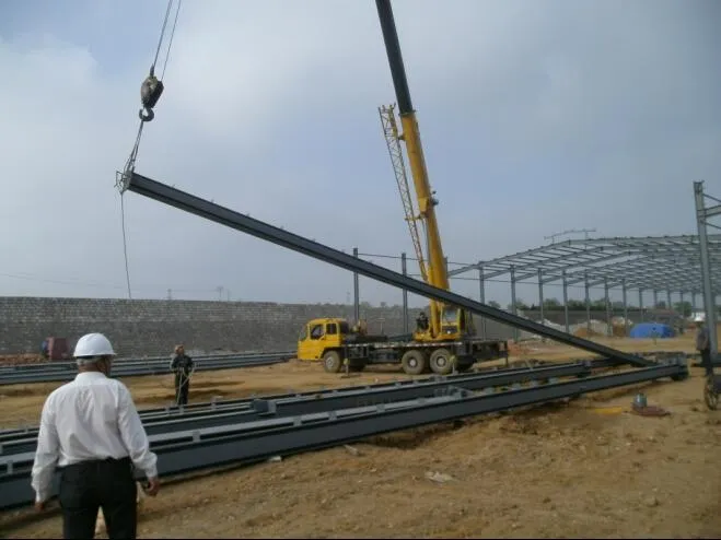Prefabricated Light Steel Construction Building Metal Industrial Structural Workshop