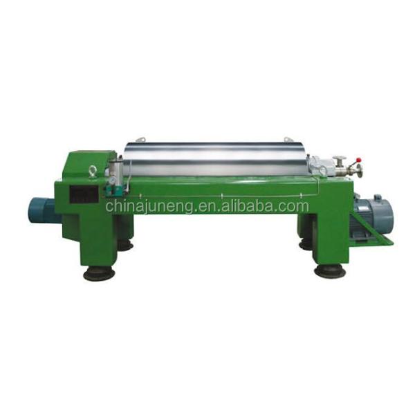 Industrial decanter centrifuge for olive oil processing