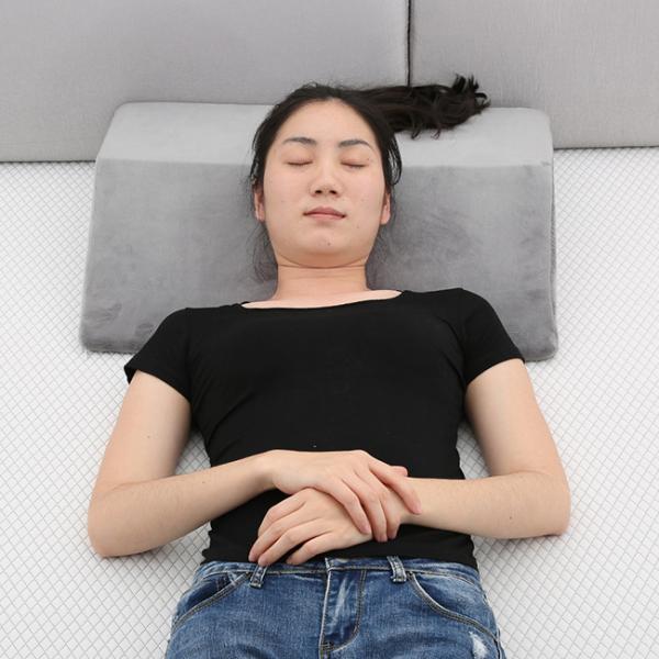 Folding Therapy Intevision Foam Wedge Bed Pillow Multi Functional Adjustable For Travel