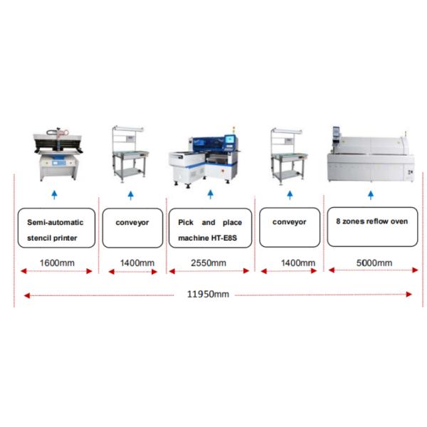 One module enough for LED electrical board SMT pick and place machine