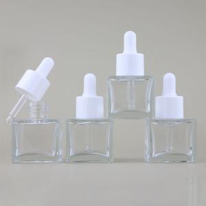 Quality 5ML30ML50ML Essence Bottle Square Cover Square Bottle Perfume Separately Bottled Glass Drop Stick Essential Oil Bottle for sale