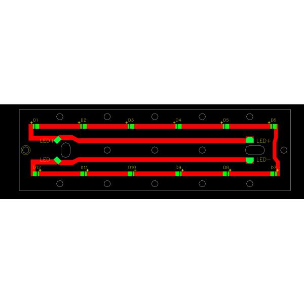 High Pole Road Lamp 12W 3030 SMD LED Module Aluminum PCB Led Module