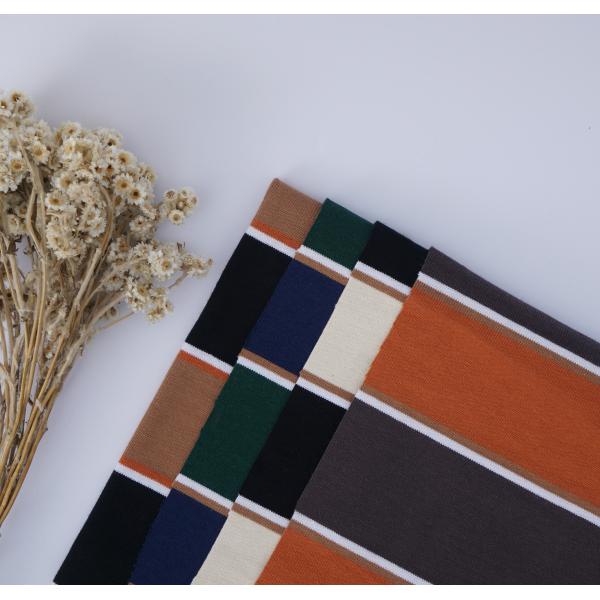 Smooth Comfortable Elasticity Skin-Friendly Striped Material Fabric 165cm Width