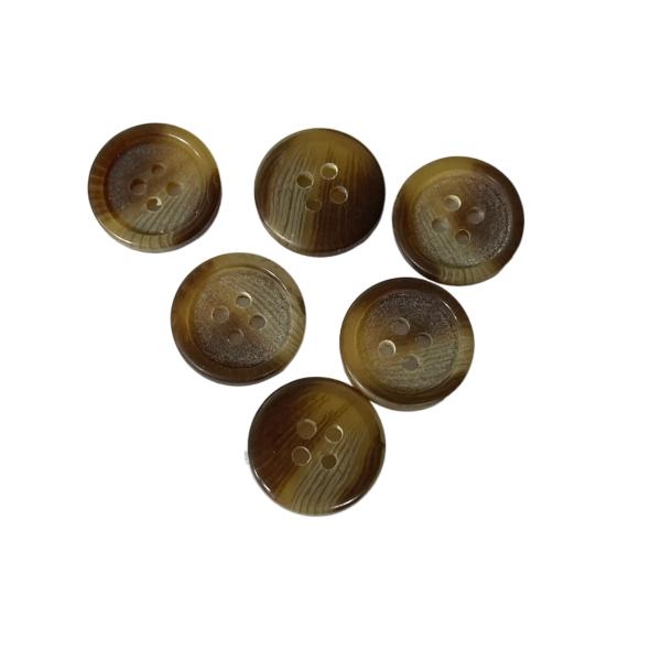 24L Polyester Buttons With Imitation Horn Effect Use On Jacket Coat