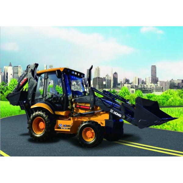 XCMG XT870 backhoe loader Low price hydraulic 1m3 bucket backhoe loader with CUMMINS engine