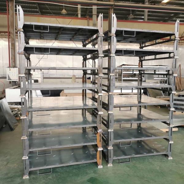 Customized Weight Material Handling Storage Steel Pallet Box Warehouse Storage Cage