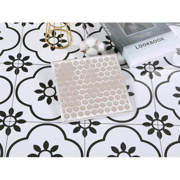 20x20cm Black White Ceramic Rustic Tile AAA Grade Indoor Floor Wall
