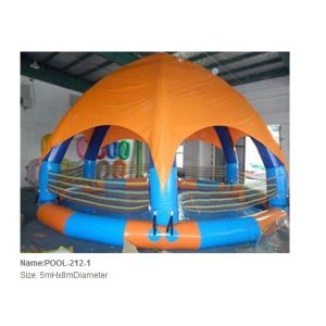 Quality Inflatable pool / inflatable water pool / giant round pool with Canopy for sale