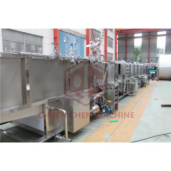 Carbonated Drink / Beer Tunnel Pasteurization Equipment For Bottled Beverage Production Line