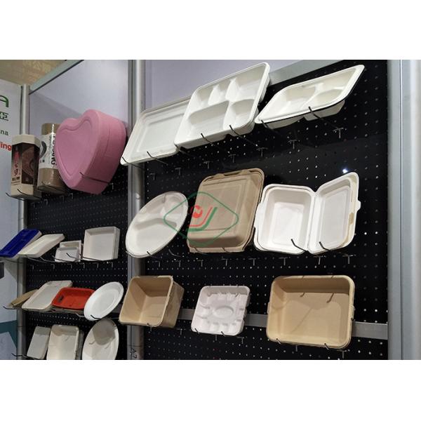 Compostable Paper Pulp Molding Machine / Manual Tableware Food Tray Line