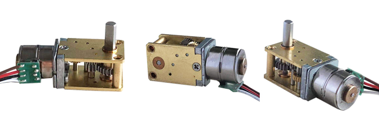 3V 5V Precious 10mm Diameter 18 Degree Step Angle Geared DC Stepper Motor With Metal Gearbox Horizontal Gear Reducer