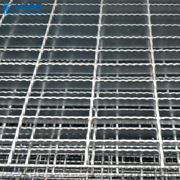 Serrated Welded Wire Mesh Construction Galvanized Steel Bar Grating