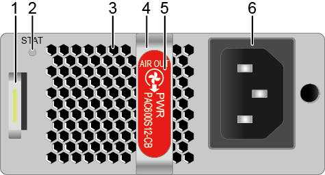 Huawei Power Supply 600W AC Power Module Back To Front Power Panel Side Exhaust PAC600S12-CB