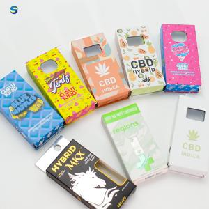 Quality Cardboard Counter Shelf Ready Vape Packaging Tear Away Paper Box Display for sale