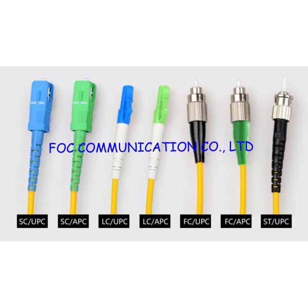 OEM G.652D White Fiber Optic Pigtail Simplex For Telecommunication Network