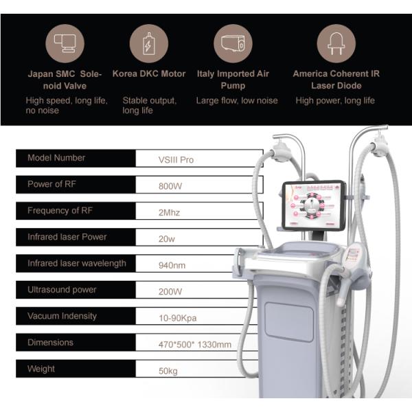Cellulite Slimming Machine Infrared RF Body Vacuum Roller
