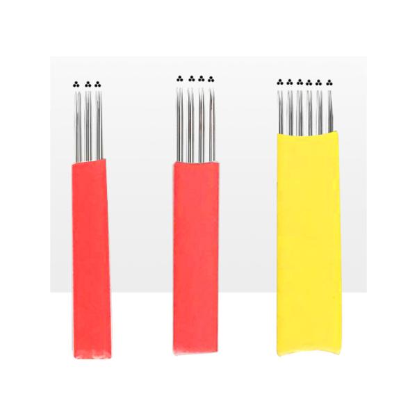 0.25mm Double Row Flat Eyebrow Permanent Makeup Blades Needle