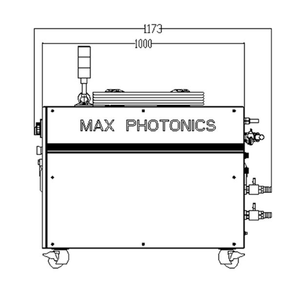 MAX MFSC-5000 5000W 5KW Customizable Cable Length Fiber Laser Source