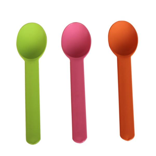 Biodegradable Frozen Yogurt Spoon Corn Starch Plastic Disposable Spoons