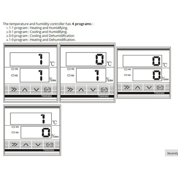 Digital temperature and humidity controller , TDK0302 humiture controller,temperature and moisture controller