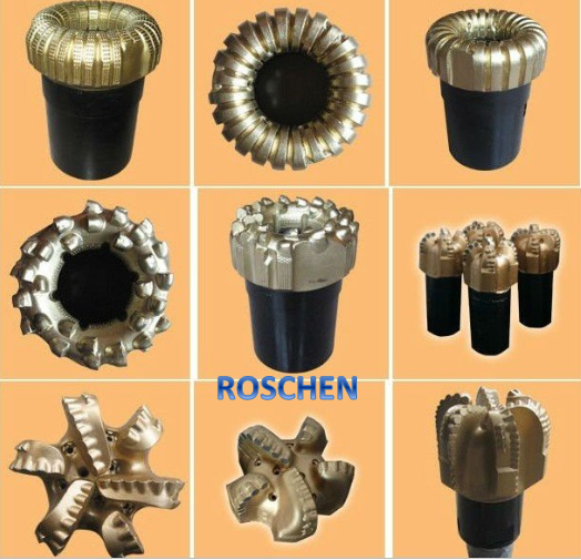 6" PDC Core Well Drill Bit 3 1/2 Inch API Regular Pin Thread Oil Drilling Applied