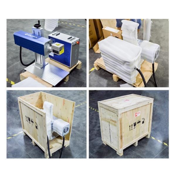 Metal / EVA / PCB / Plastic Raycus Laser Marker , Industrial Laser Marking Machine