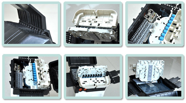 55 DB Return Loss Fiber Optic Terminal Box / Network Termination Box ABS And PC Material
