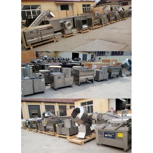 Snack Fried Potatoes Crisps Processing Frying Lines with Gas or Electrical Heating